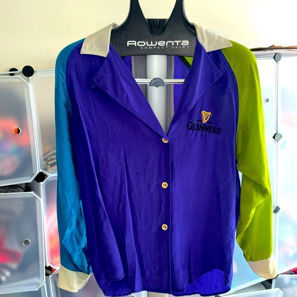 Guinness Color Block Blouse